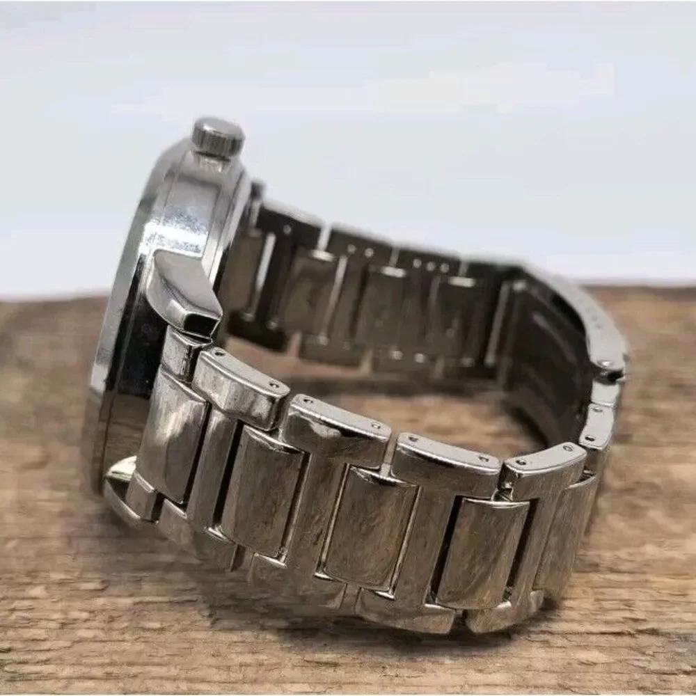 Large 46mm Beverly Hills Polo Club Men's Watch Stainless Steel